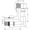 World Wide Fittings Male O-Ring Boss Adjustable to Female Flat Face O-Ring 90 Degree Elbow FS6809X20X20 - alternate 2
